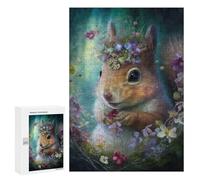 Teenagerss 300 PCS Puzzle Adorable Little Squirrel Jigsaw Puzzles for Adults Stress Reliever Educational Challenge Unique Challenge Game 300 PCS