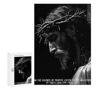 Teenagerss 300 PCS Puzzle Christ Poster Catholic Puzzle for Adults Anti-Stress Toys Difficult Challenge Great Gift for Gaming 300 PCS