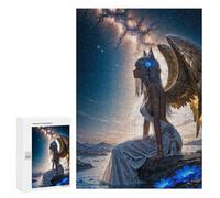 Teenagerss 300 PCS Puzzle Cosmic Angel Adult Jigsaw Puzzles Precision Cutting Help The Brain Exercise Challenging Family Fun Game 300 PCS