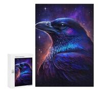 Teenagerss 300 PCS Puzzle Cosmic Raven Art Print-3 Jigsaw Puzzles for Adults Stress Reliever Educational Challenge Unique Challenge Game 300 PCS