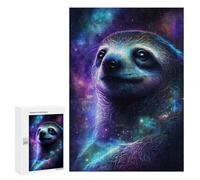 Teenagerss 300 PCS Puzzle Cosmic Sloth Portrait-22 Jigsaw Puzzles for Adults Stress Reliever Educational Challenge Unique Challenge Game 300 PCS