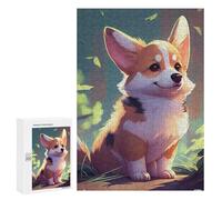 Teenagerss 300 PCS Puzzle Cute Corgi Dog Animal Puzzles for Adults Family Game Staycation Kill Time Birthday Present, Gifts, 300 PCS
