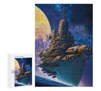 Teenagerss 300 PCS Puzzle Galactic Spaceship Odyssey Puzzles for Adults Family Game Staycation Kill Time Birthday Present, Gifts, 300 PCS