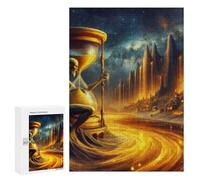 Teenagerss 300 PCS Puzzle Hourglass of Time Adult Jigsaw Puzzles Precision Cutting Help The Brain Exercise Challenging Family Fun Game 300 PCS