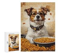 Teenagerss 300 PCS Puzzle Jack Russel Dog Puzzle for Adults Anti-Stress Toys Difficult Challenge Great Gift for Gaming 300 PCS