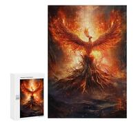 Teenagerss 300 PCS Puzzle Resurrection Phoenix Jigsaw Puzzles for Adults Stress Reliever Educational Challenge Unique Challenge Game 300 PCS