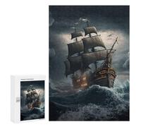 Teenagerss 300 PCS Puzzle Stormy Sailing Adventure -1 Puzzle for Adults Anti-Stress Toys Difficult Challenge Great Gift for Gaming 300 PCS