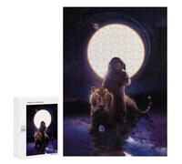 Teenagerss 300 PCS Puzzle The Hunter in Space. Adult Jigsaw Puzzles Precision Cutting Help The Brain Exercise Challenging Family Fun Game 300 PCS