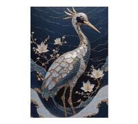 Teenagerss 38x26cm/1000pcs Jigsaw Puzzle Crane Bird Kintsugi Art Adult Jigsaw Toy Wall Decor Difficult Challenge Fun Activities at Home 38x26cm/1000pcs