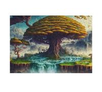 Teenagerss 38x26cm/1000pcs Jigsaw Puzzle Enchanted Forest with Majestic Tree Jigsaws for Adults Relaxing Games Improve Memory Fun Activities at Home 38x26cm/1000pcs
