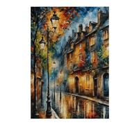 Teenagerss 38x26cm/1000pcs Jigsaw Puzzle Its Always Raining Here Jigsaw Puzzle Hands-on Game Analysis And Logic Christmas Birthday Gifts 38x26cm/1000pcs