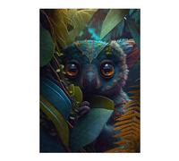 Teenagerss 38x26cm/1000pcs Jigsaw Puzzle Jungle Whimsy A Colorful Creature Puzzles for Adults Relax Games Difficult Hard Unique Birthday And Xmas Gifts 38x26cm/1000pcs