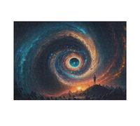 Teenagerss 38x26cm/1000pcs Jigsaw Puzzle Stellar Vortex Cosmic Journey Jigsaws for Adults Relaxing Games Improve Memory Fun Activities at Home 38x26cm/1000pcs