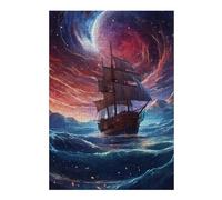 Teenagerss 38x26cm/1000pcs Puzzle Galactic Sailing Adventure -2 Puzzle for Adults Fun Games Perfect Decoration Gifts for Friends And Family 38x26cm/1000pcs