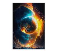Teenagerss 38x26cm/1000pcs Puzzle Planetary Eclipse Fantasy Teenagers Puzzles Brain Teaser Game Perfect Decoration Gifts for Friends And Family 38x26cm/1000pcs