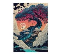 Teenagerss 38x26cm/1000pcs Puzzle Whispering Mountains, Moonlit Sky Puzzle for Adults Fun Games Perfect Decoration Gifts for Friends And Family 38x26cm/1000pcs