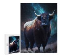 Teenagerss 500 PCS Jigsaw Puzzle Bison Space Puzzle for Adults Family Games Staycation Kill Time Unique Birthday And Xmas Gifts 500 PCS
