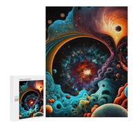 Teenagerss 500 PCS Jigsaw Puzzle Cosmic Whirlpool Teenagers Puzzles Relaxing Games Enhance Memory Unique Birthday And Xmas Gifts 500 PCS