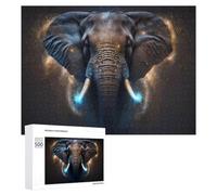 Teenagerss 500 PCS Jigsaw Puzzle Galactic Elephant Majesty Jigsaws for Adults Relaxing Games Improve Memory Fun Activities at Home 500 PCS