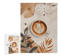 Teenagerss 500 PCS Jigsaw Puzzle Latte Art Jigsaws for Adults DIY Toys Analysis And Logic Challenging Game Gifts 500 PCS