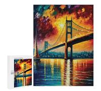 Teenagerss 500 PCS Puzzle Bosphorus Bridge Istanbul Puzzle for Adults Anti-Stress Toys Difficult Challenge Great Gift for Gaming 500 PCS