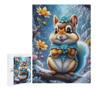 Teenagerss 500 PCS Puzzle Fantasy Chipmunk Adult Jigsaw Puzzles Precision Cutting Help The Brain Exercise Challenging Family Fun Game 500 PCS