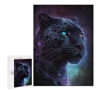 Teenagerss 500 PCS Puzzle Galactic Leopard Portrait-6 Jigsaw Puzzles for Adults Stress Reliever Educational Challenge Unique Challenge Game 500 PCS