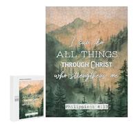 Teenagerss 500 PCS Puzzle I Can Do All Things Puzzle for Adults Anti-Stress Toys Difficult Challenge Great Gift for Gaming 500 PCS