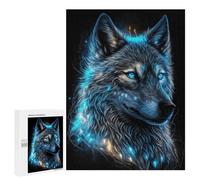 Teenagerss 500 PCS Puzzle Magic Frost Wolf Puzzle for Adults Anti-Stress Toys Difficult Challenge Great Gift for Gaming 500 PCS