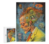 Teenagerss 500 PCS Puzzle Portrait of A Man Puzzles for Adults Family Game Staycation Kill Time Birthday Present, Gifts, 500 PCS