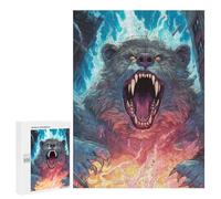 Teenagerss 500 PCS Puzzle Thundering Beast Unleashed Puzzles for Adults Family Game Staycation Kill Time Birthday Present, Gifts, 500 PCS