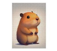 Teenagerss 52x38cm/1000pcs Jigsaw Puzzle Capybara Cute Animal Puzzles for Adults Relax Games Difficult Hard Unique Birthday And Xmas Gifts 52x38cm/1000pcs