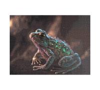 Teenagerss 52x38cm/1000pcs Jigsaw Puzzle Glowing Fantasy Frog Artwork-1 Jigsaws for Adults Relaxing Games Improve Memory Fun Activities at Home 52x38cm/1000pcs