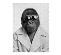Teenagerss 52x38cm/1000pcs Jigsaw Puzzle Gorilla Animals Funny Jigsaw Puzzle Hands-on Game Analysis And Logic Christmas Birthday Gifts 52x38cm/1000pcs