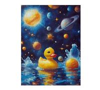 Teenagerss 52x38cm/1000pcs Jigsaw Puzzle Space Duck Goose 3 Puzzle for Adults DIY Toys Difficult Challenge Christmas Birthday Gifts 52x38cm/1000pcs
