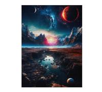 Teenagerss 52x38cm/1000pcs Jigsaw Puzzle Strange Planets Jigsaw Puzzle Hands-on Game Analysis And Logic Christmas Birthday Gifts 52x38cm/1000pcs