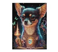 Teenagerss 52x38cm/1000pcs Puzzle Magical Enchanted Canine Teenagers Puzzles Brain Teaser Game Perfect Decoration Gifts for Friends And Family 52x38cm/1000pcs