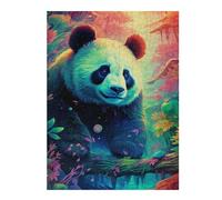 Teenagerss 52x38cm/1000pcs Puzzle Panda in Enchanted Forest -6 Puzzle for Adults Fun Games Perfect Decoration Gifts for Friends And Family 52x38cm/1000pcs