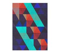 Teenagerss 52x38cm/1000pcs Puzzle Triangular Pattern I Adult Jigsaw Puzzle Fun Games Staycation Kill Time Gifts for Friends And Family 52x38cm/1000pcs