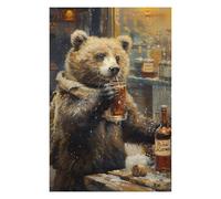 Teenagerss 75x50cm/1000pcs Jigsaw Puzzle Bober Kurwa Bear Jigsaw Puzzle Hands-on Game Analysis And Logic Christmas Birthday Gifts 75x50cm/1000pcs