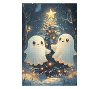 Teenagerss 75x50cm/1000pcs Jigsaw Puzzle Christmas Ghosts Adult Jigsaw Toy Wall Decor Difficult Challenge Fun Activities at Home 75x50cm/1000pcs