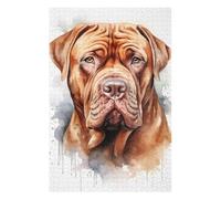Teenagerss 75x50cm/1000pcs Jigsaw Puzzle Dogue De Bordeaux Puzzle for Adults DIY Toys Difficult Challenge Christmas Birthday Gifts 75x50cm/1000pcs