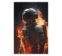 Teenagerss 75x50cm/1000pcs Jigsaw Puzzle Inferno Astronaut Jigsaw Puzzle Hands-on Game Analysis And Logic Christmas Birthday Gifts 75x50cm/1000pcs