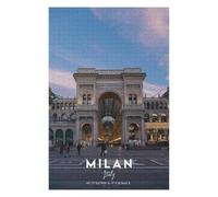 Teenagerss 75x50cm/1000pcs Jigsaw Puzzle MILAN Jigsaws for Adults Relaxing Games Improve Memory Fun Activities at Home 75x50cm/1000pcs