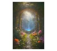Teenagerss 75x50cm/1000pcs Jigsaw Puzzle The Hidden Waterfall Jigsaw Puzzle Hands-on Game Analysis And Logic Christmas Birthday Gifts 75x50cm/1000pcs