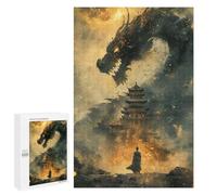 Teenagerss Puzzles 1000 PCS Jigsaws Ancient Chinese Dragon Puzzles for Adults Anti-Stress Toys Analysis And Logic for Birthday, Chrismas 1000 PCS