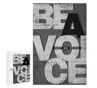 Teenagerss Puzzles 1000 PCS Jigsaws Be A Voice Not An Echo Jigsaw Puzzle Hands-on Game Wall Art Deal As Gifts for The Whole Family 1000 PCS