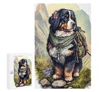 Teenagerss Puzzles 1000 PCS Jigsaws Bernese Mountain Dog Puzzle for Adults Brain Teaser Game Presents for Women for Birthday, Chrismas 1000 PCS