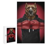 Teenagerss Puzzles 1000 PCS Jigsaws Boxer Pit Bull Terrier Puzzles for Adults Anti-Stress Toys Analysis And Logic for Birthday, Chrismas 1000 PCS