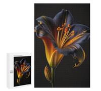 Teenagerss Puzzles 1000 PCS Jigsaws Cinematic Blooming Lily Puzzle for Adults Brain Teaser Game Presents for Women for Birthday, Chrismas 1000 PCS